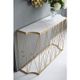 A & B Home Gold Console Table-3