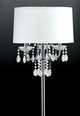 Furniture of America® Jada Chrome 63" Floor Lamp-1