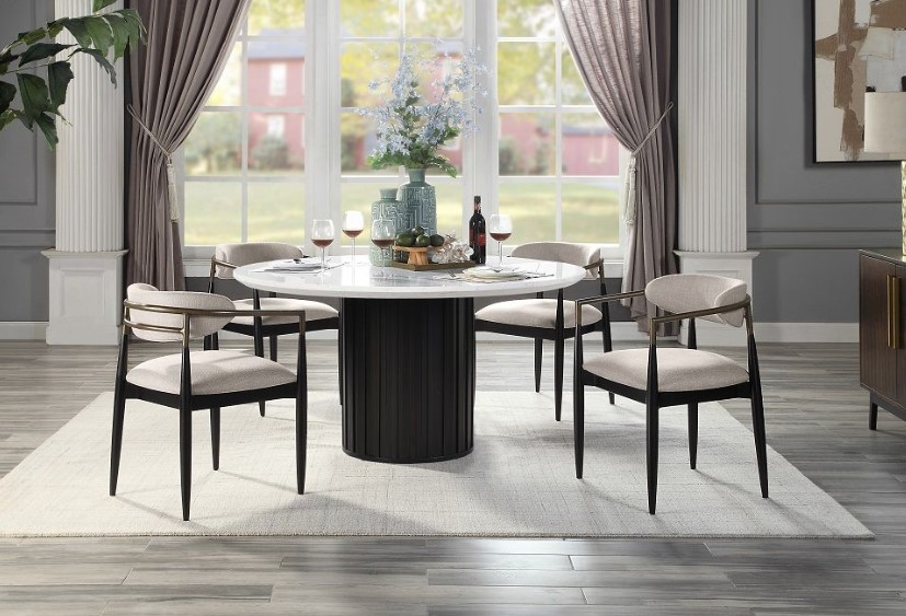 Acme Furniture Jaramillo Dining Table - Thumbnail 3