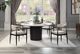ACME Furniture Jaramillo White Top Round Dining Table with Black Base-1