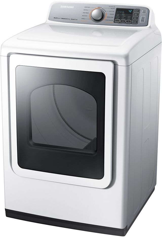 Samsung 7.4 Cu. Ft. White Front Load Gas Dryer-3
