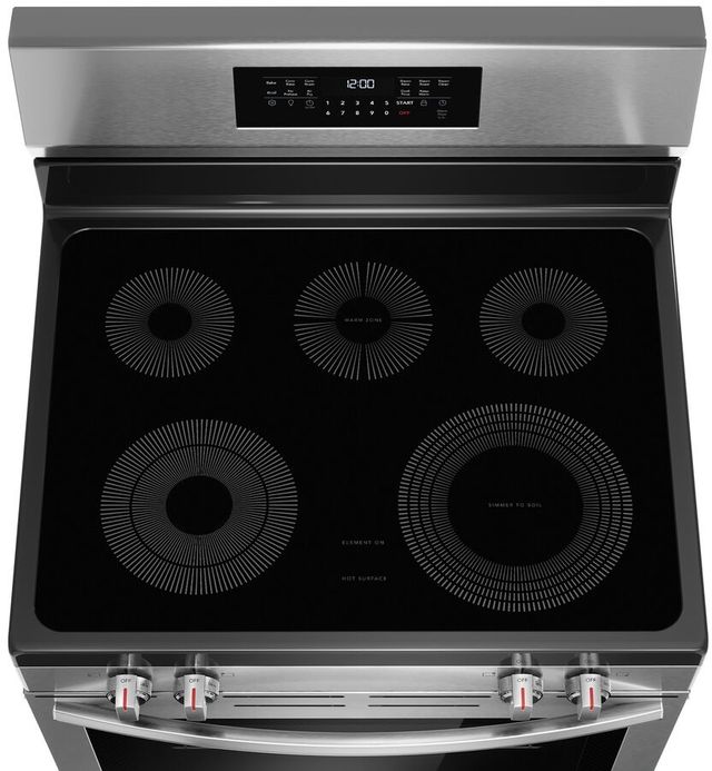 Frigidaire Gallery® 30” Stainless Steel Freestanding Rear Control Electric Range with AirFry-2