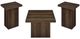 Coaster® Devar 3-Piece Dark Pine Occasional Table Set-0