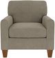 Flexsteel® Customizable Moxy Square Cushion with Rounded Mailbox Arm Chair -1