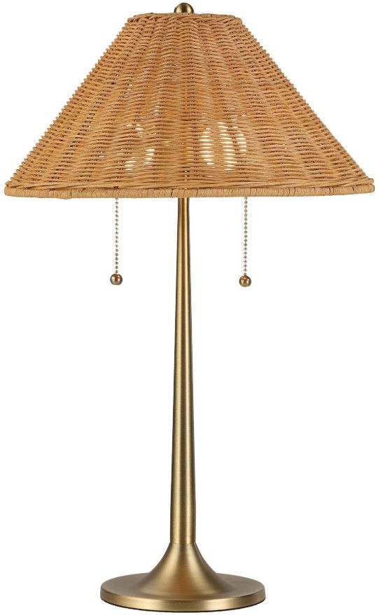 Renwil® Viana Dark Antique Brushed Brass Table Lamp-3