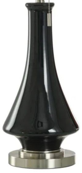 Stylecraft Austin Allen James Silver/Vanilla Table Lamp-1