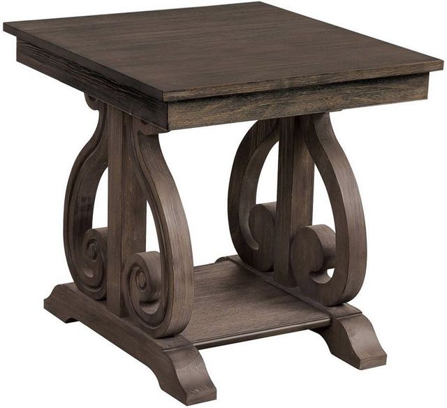 Homelegance® Toulon Dark Oak End Table-0