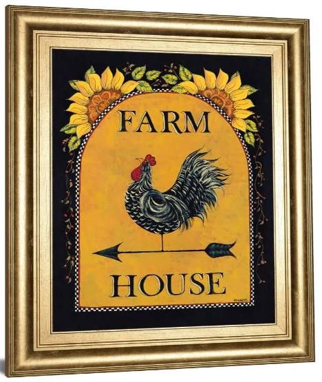 Classy Art Sunny Farmhouse by Lisa Hillker Wall Art-1