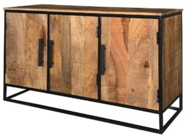 Jaipur Furniture Industrial Sawn 3-Door Sideboard-0