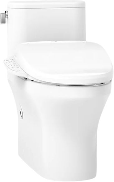 KOHLER® Spacity® White 1-Piece Hidden Cord Compact Elongated Toilet with Skirted Trapway, 1.28 Gpf-0