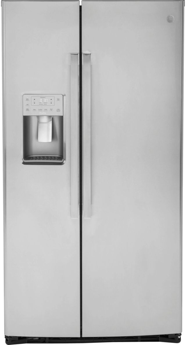 GE Profile™ 36 in. 25.3 Cu. Ft. Stainless Steel Side-by-Side ...