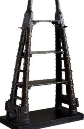 Jaipur Furniture Wdn Dark Brown Old World Ox Cart Bookcase-1