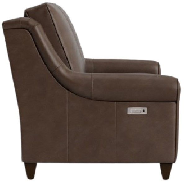 Bassett® Furniture Customizable Magnificent Motion Leather Power Reclining Loveseat-2