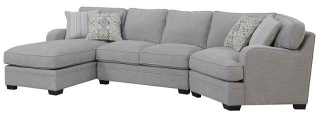 Emerald Home Analiese 3-Piece Gray Left-Arm Facing Sectional and Chaise-0