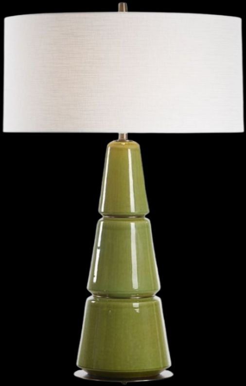 Uttermost® Mendell Moss Green Table Lamp-4