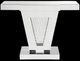 ACME Furniture Nysa Mirrored Console Table with Triangular Base-1