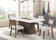 Furniture of America® Grasten 2-Piece Dark Walnut/Light Gray Side Chair Set-1