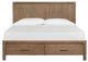 Magnussen Home® Westbourne Dark Umber King Panel Storage Bed-1