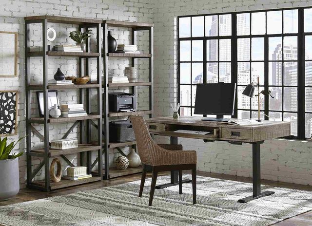 aspenhome® Grayson Cinder Grey Lift Desk-3