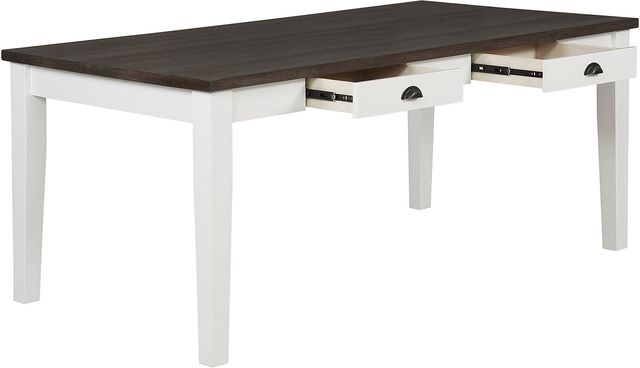Coaster® Kingman 5-Piece Espresso/White Dining Set-3
