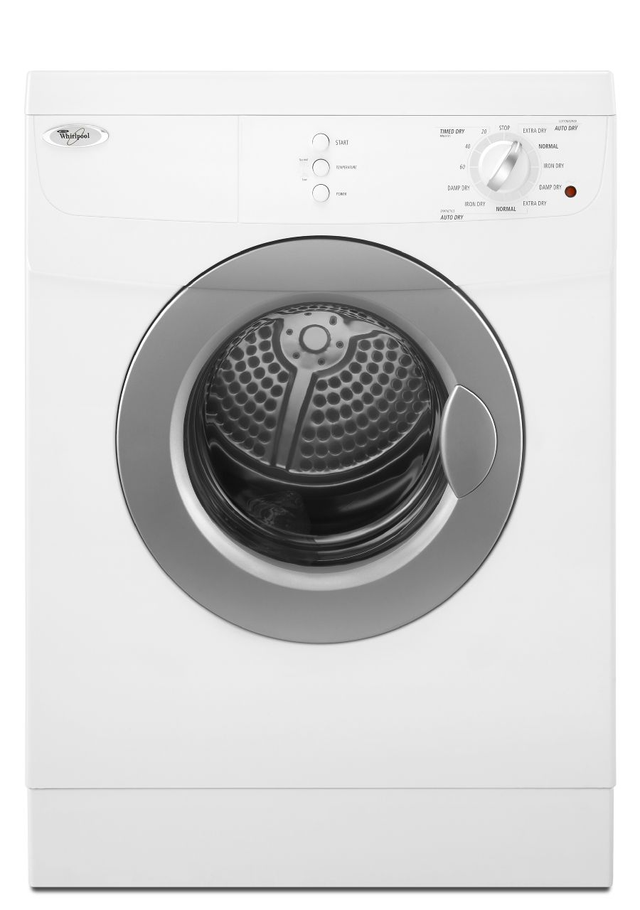 Whirlpool® Compact Front Load Electric Dryer-White
