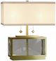 Stylecraft Tamara Day Celeste Clear/Gold Table Lamp-1