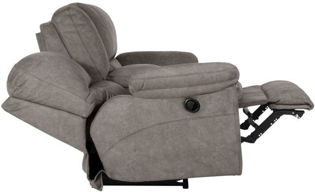 Catnapper® Reyes Graphite Power Reclining Lay Flat Console Loveseat with Storage and Cupholders-1