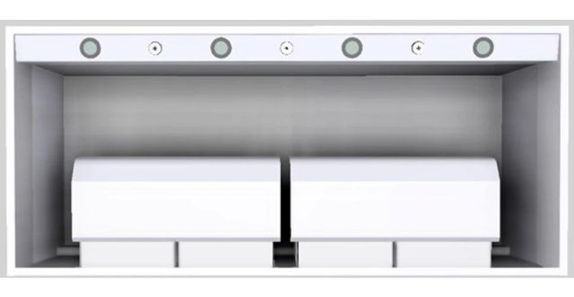 Vent-A-Hood® Designer Series 54" White Wall Mounted Range Hood-3