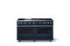 Viking® 5 Series 60" Slate Blue Pro Style Gas (NG) Range with Polished Chrome Trim-3