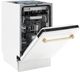 ZLINE Autograph Edition 18" White Matte Built In Dishwasher-3