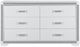 Global Furniture USA Soleil White Dresser-2