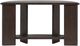Magnussen Home® Upton Coffee Bean Brown Shaped Sofa Table-3
