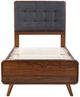 Coaster® Robyn Dark Gray/Dark Walnut Twin Platform Bed -2