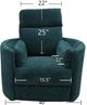 Radius Peacock Power Swivel Glider Recliner-4