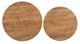Jofran Inc. Global Archive Rondo 2-Piece Brown Nesting Coffee Table Set with White Base-4