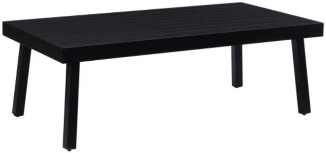 Linon Alora Black Aluminum Outdoor Coffee Table-0