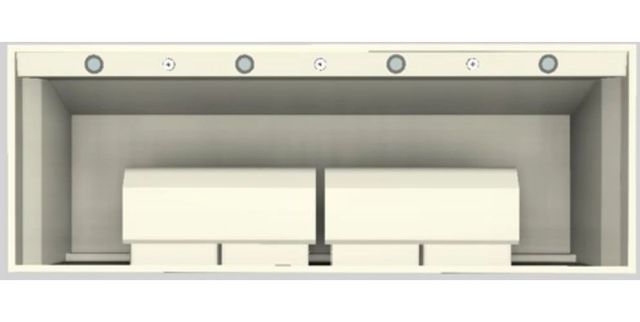 Vent-A-Hood® Designer Series 66" Biscuit Wall Mounted Range Hood-3