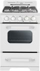 Unique® Appliances Classic Retro 24" White Freestanding Gas Range-0