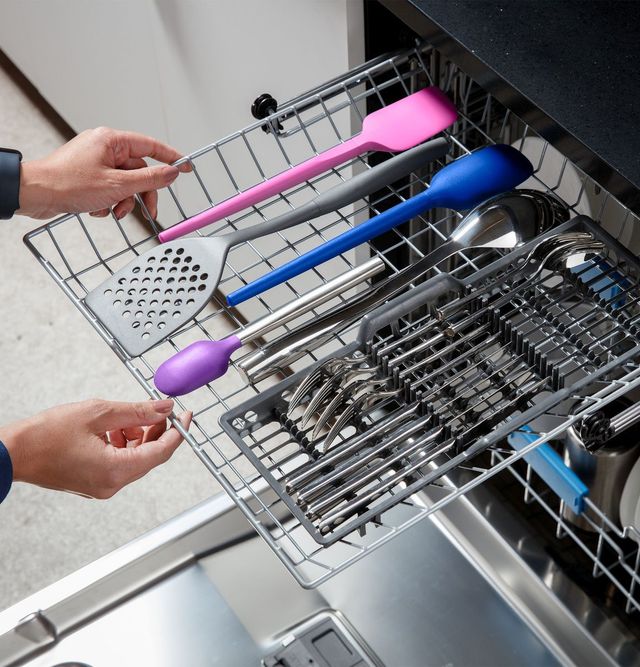 GE Profile™ ENERGY STAR® 24" Fingerprint Resistant Stainless Steel Top Control Built-In Dishwasher with Microban™ Antimicrobial Technology-4