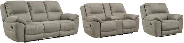 Signature Design by Ashley® Next-Gen Gaucho 3-Piece Putty Reclining Living Room Set-0