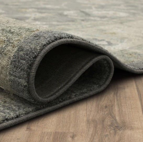 Karastan® Adalia Kahta Dark Gray 3' x 7' Runner Rug-2