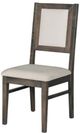 Handstone Contempo Padded Back Side Chair in Fabric-1