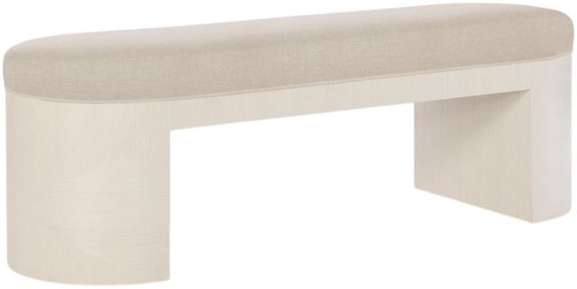 Bernhardt Axiom Gray/Linear White Bench-0