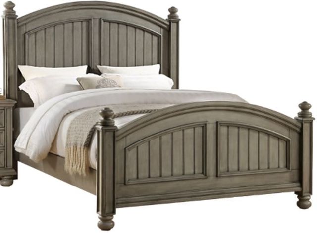 Winners Only® Barnwell Khaki Gray Queen Panel Bed-0