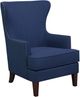 Elements International Cody Heirloom Blue Accent Arm Chair-0