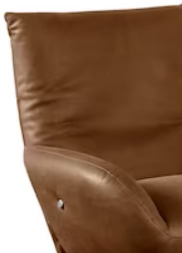 Bassett® Furniture Ranlo Chocolate Swivel Arm Chair-1