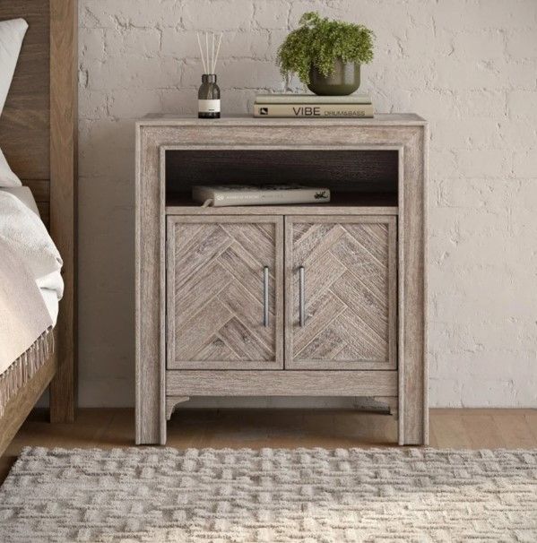 Jofran Inc. Gramercy Gray Wash Accent Table-1