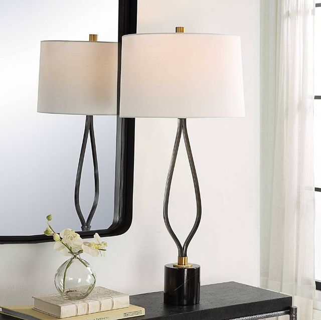 Uttermost® Separate Rustic Black Table Lamp-1