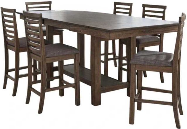 Liberty Furniture Brook Bay 7-Piece Sandstone Gathering Table Set-0