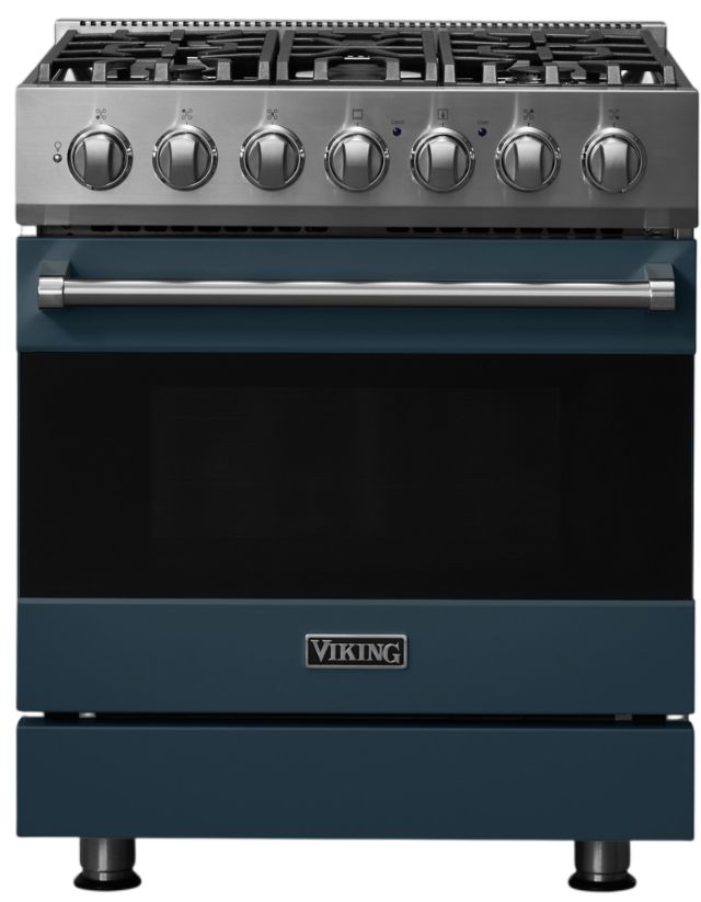Viking® 3 Series 30" Squall Pro Style Natural Gas Range-0